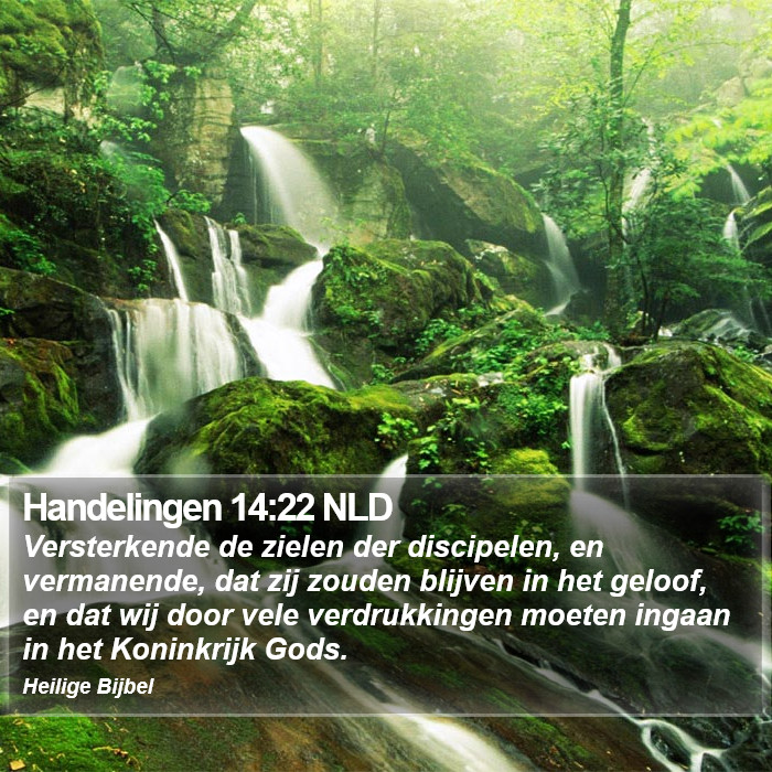 Handelingen 14:22 NLD Bible Study