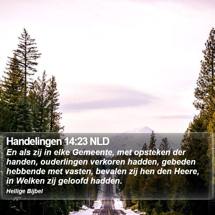 Handelingen 14:23 NLD Bible Study