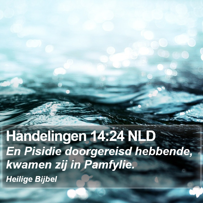 Handelingen 14:24 NLD Bible Study