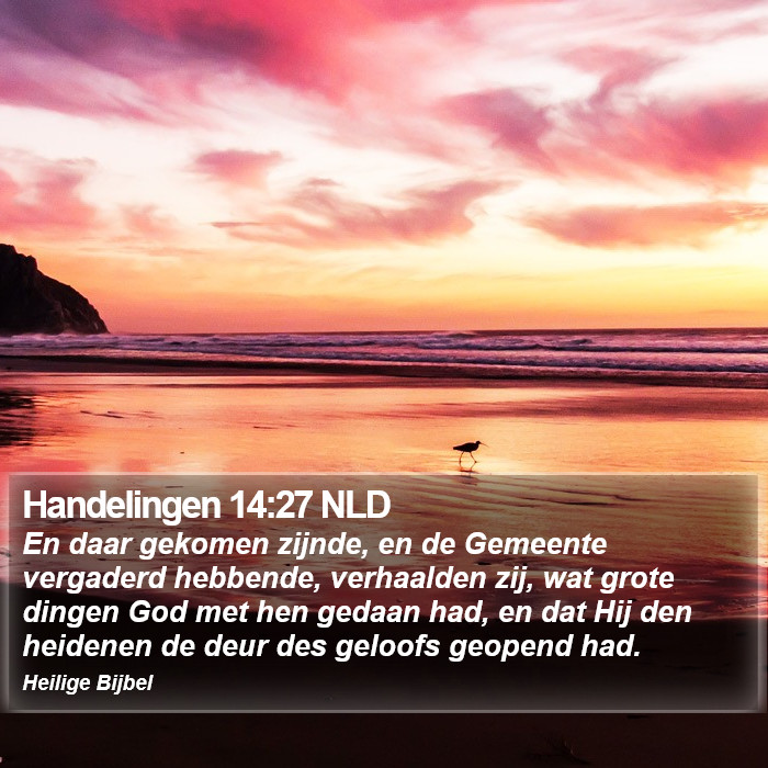 Handelingen 14:27 NLD Bible Study