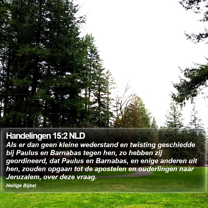 Handelingen 15:2 NLD Bible Study