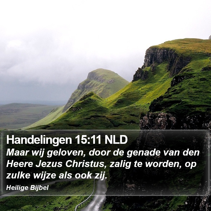 Handelingen 15:11 NLD Bible Study