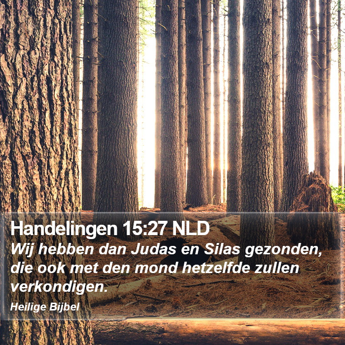 Handelingen 15:27 NLD Bible Study