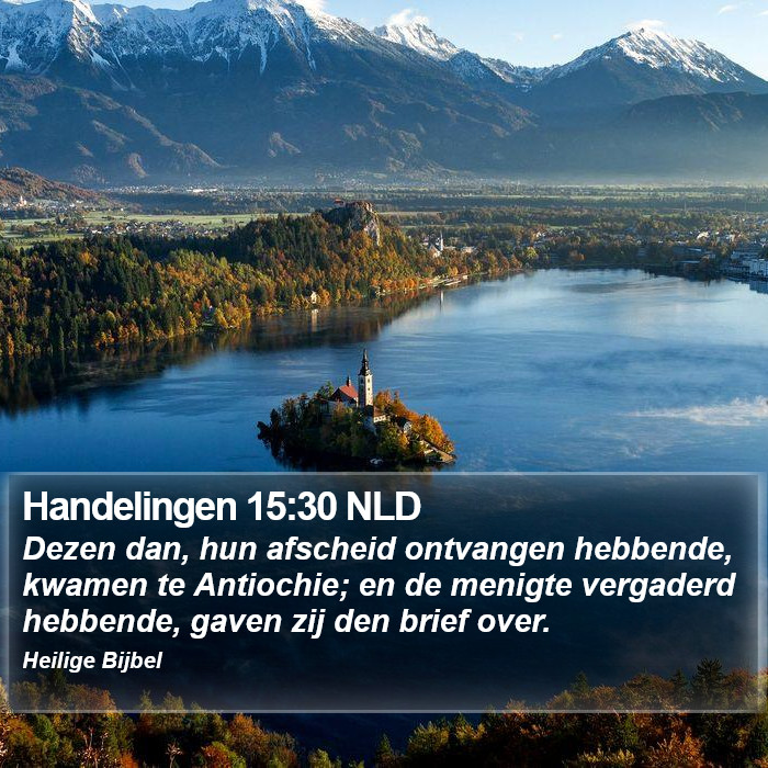 Handelingen 15:30 NLD Bible Study
