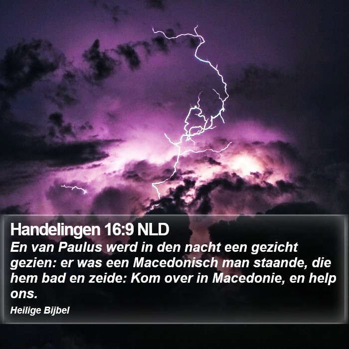 Handelingen 16:9 NLD Bible Study