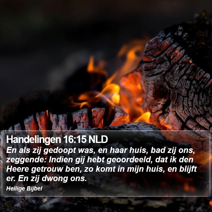 Handelingen 16:15 NLD Bible Study