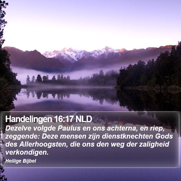 Handelingen 16:17 NLD Bible Study