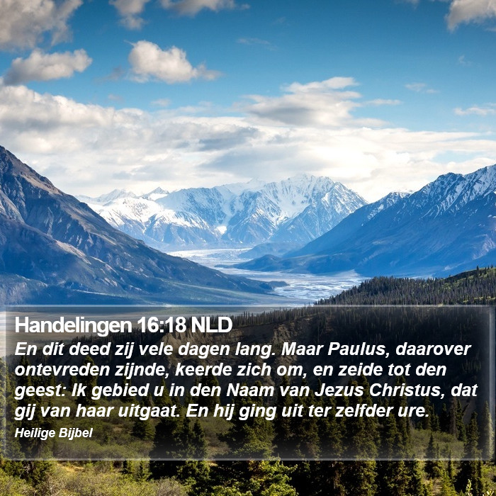Handelingen 16:18 NLD Bible Study