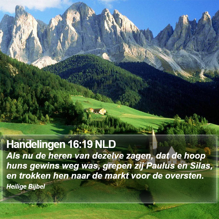 Handelingen 16:19 NLD Bible Study