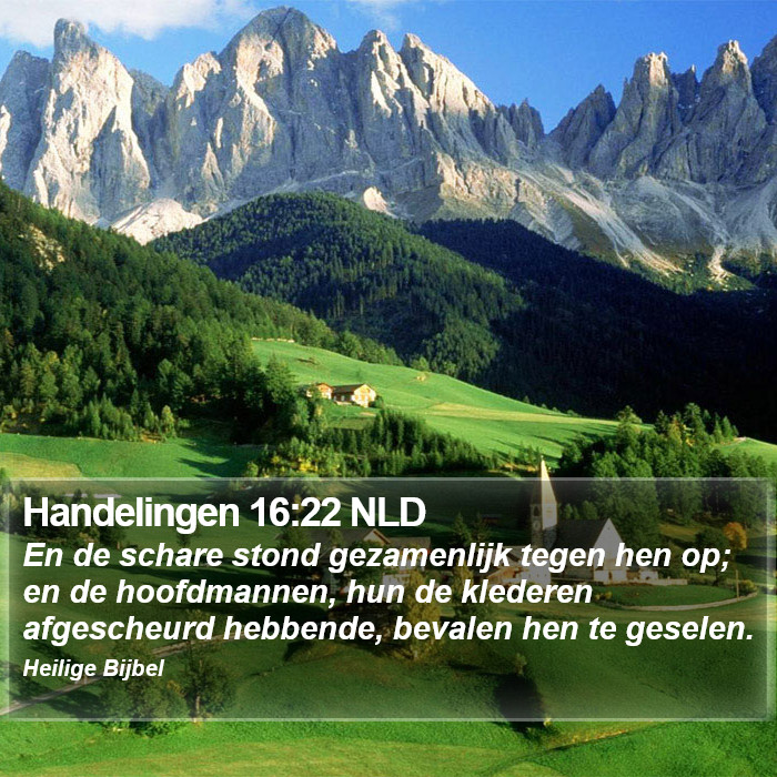 Handelingen 16:22 NLD Bible Study