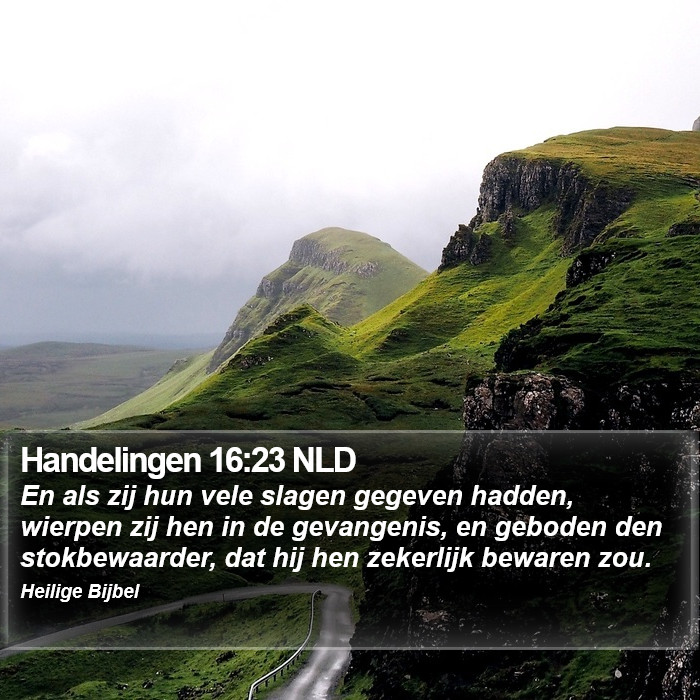 Handelingen 16:23 NLD Bible Study