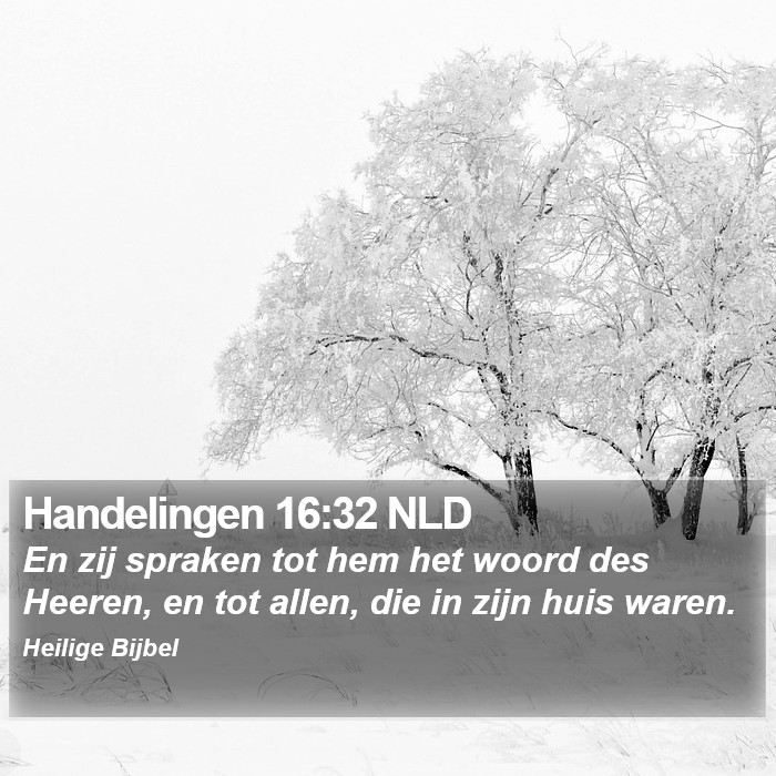 Handelingen 16:32 NLD Bible Study