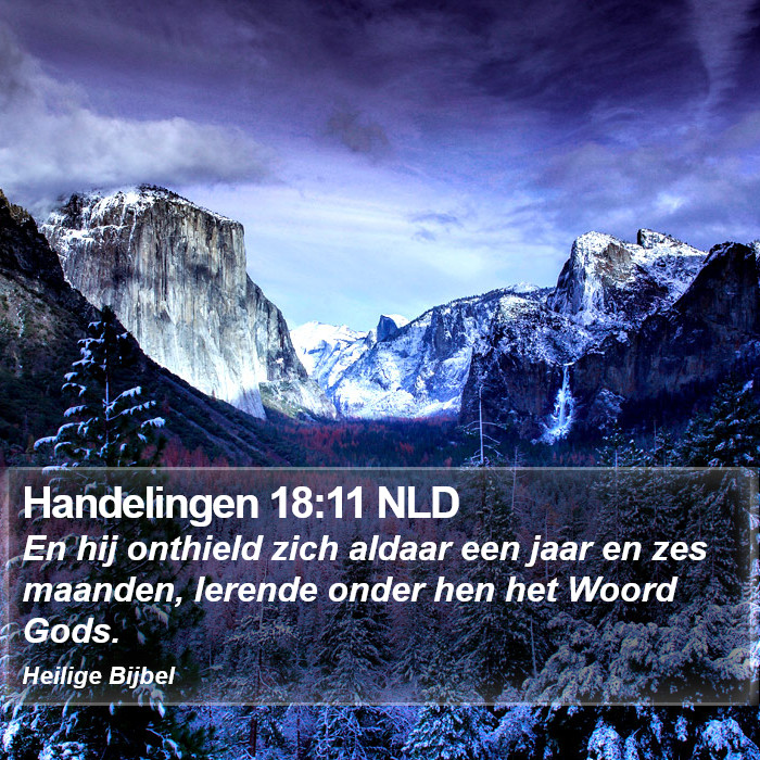Handelingen 18:11 NLD Bible Study
