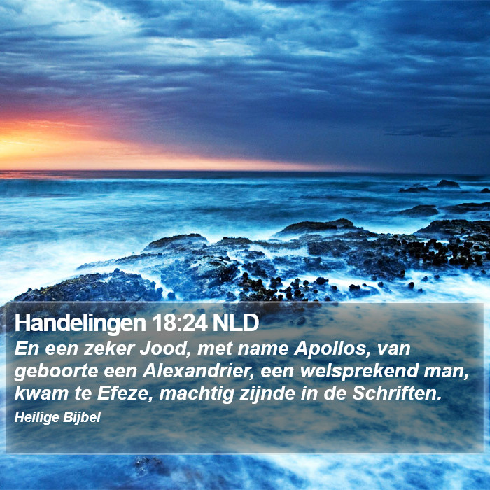 Handelingen 18:24 NLD Bible Study