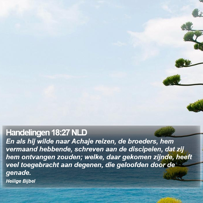 Handelingen 18:27 NLD Bible Study