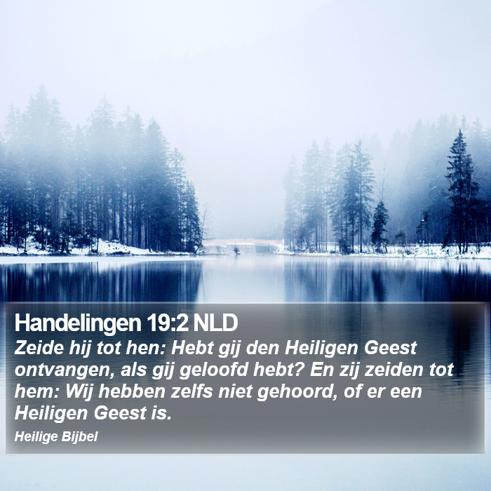 Handelingen 19:2 NLD Bible Study