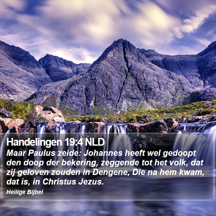 Handelingen 19:4 NLD Bible Study