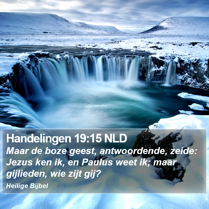 Handelingen 19:15 NLD Bible Study