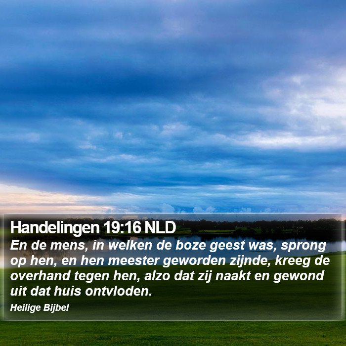 Handelingen 19:16 NLD Bible Study