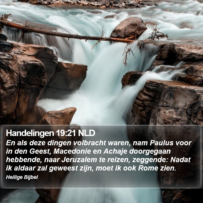 Handelingen 19:21 NLD Bible Study
