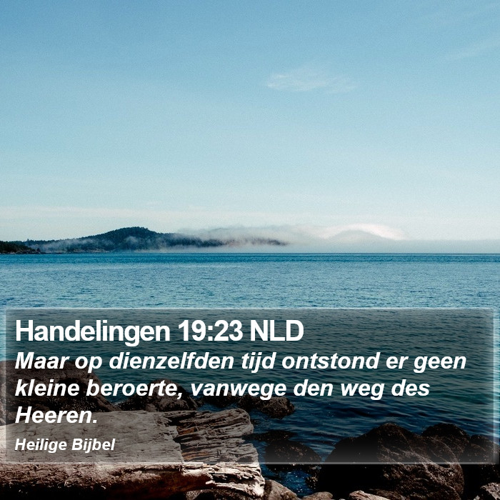 Handelingen 19:23 NLD Bible Study