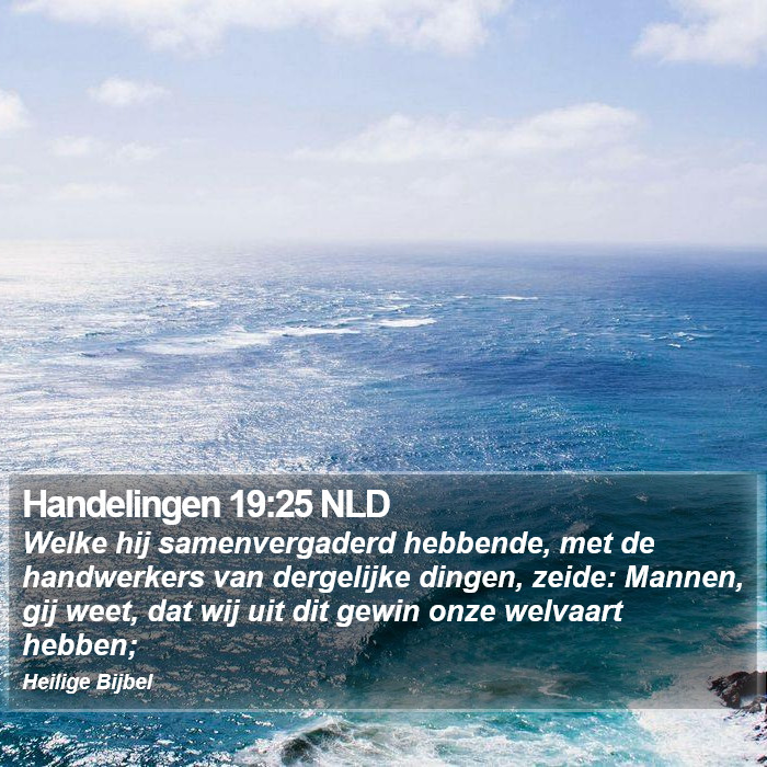 Handelingen 19:25 NLD Bible Study