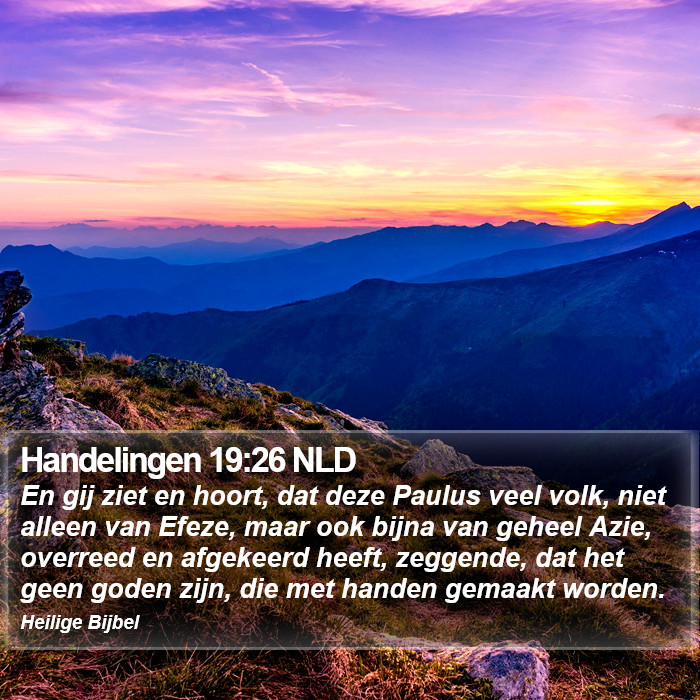 Handelingen 19:26 NLD Bible Study