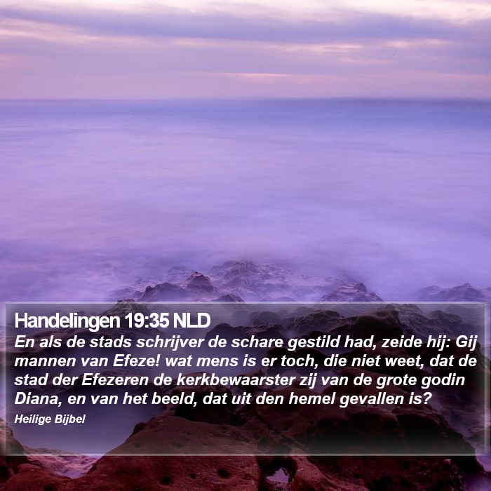 Handelingen 19:35 NLD Bible Study