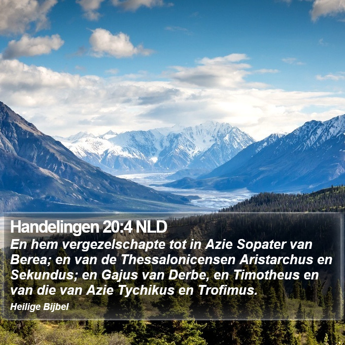 Handelingen 20:4 NLD Bible Study