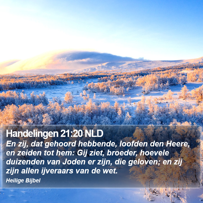 Handelingen 21:20 NLD Bible Study