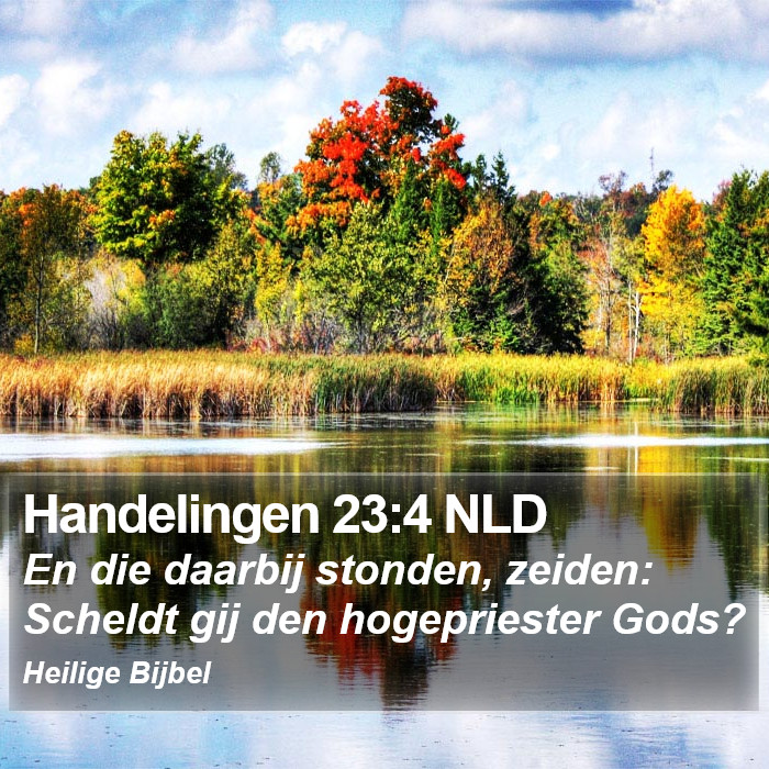 Handelingen 23:4 NLD Bible Study