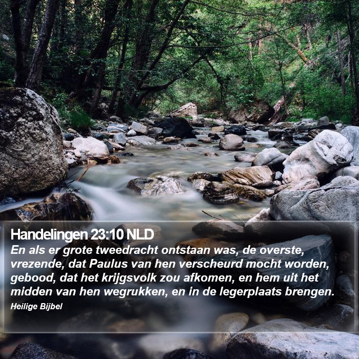 Handelingen 23:10 NLD Bible Study