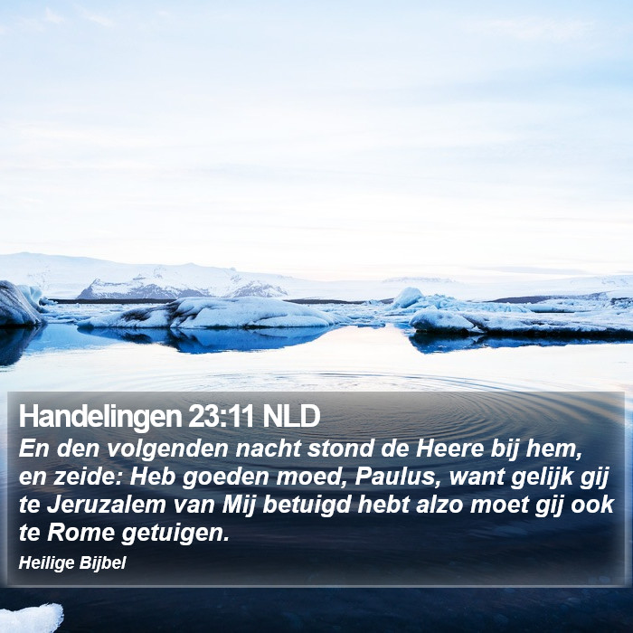 Handelingen 23:11 NLD Bible Study