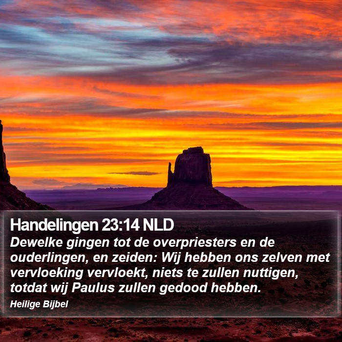 Handelingen 23:14 NLD Bible Study