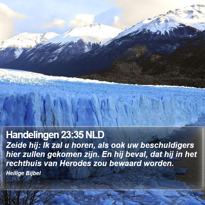 Handelingen 23:35 NLD Bible Study