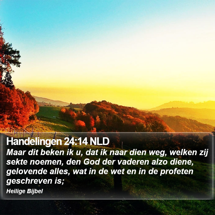 Handelingen 24:14 NLD Bible Study