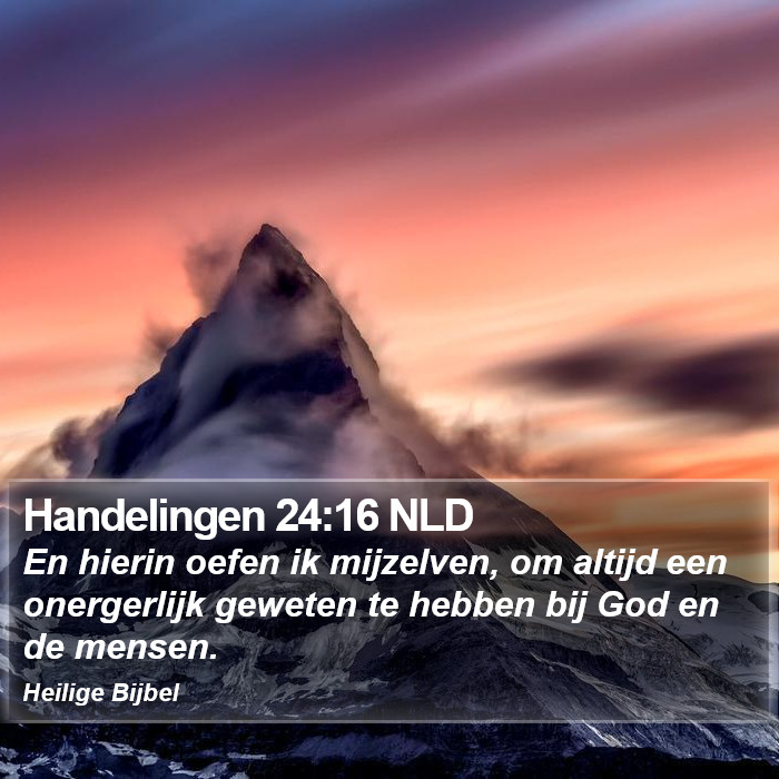 Handelingen 24:16 NLD Bible Study