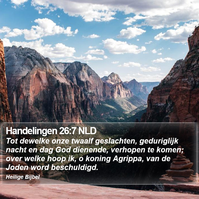 Handelingen 26:7 NLD Bible Study