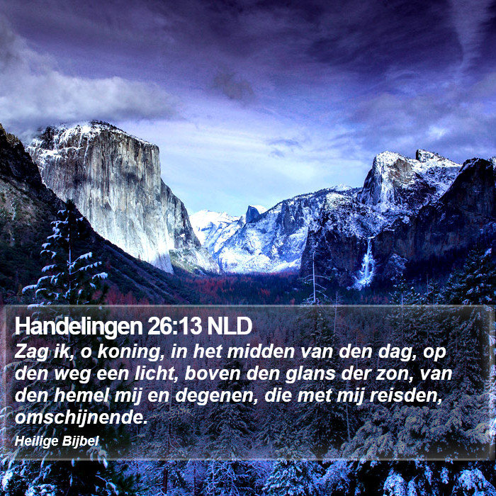 Handelingen 26:13 NLD Bible Study