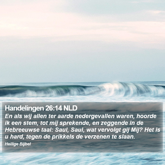 Handelingen 26:14 NLD Bible Study