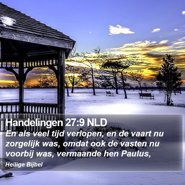 Handelingen 27:9 NLD Bible Study