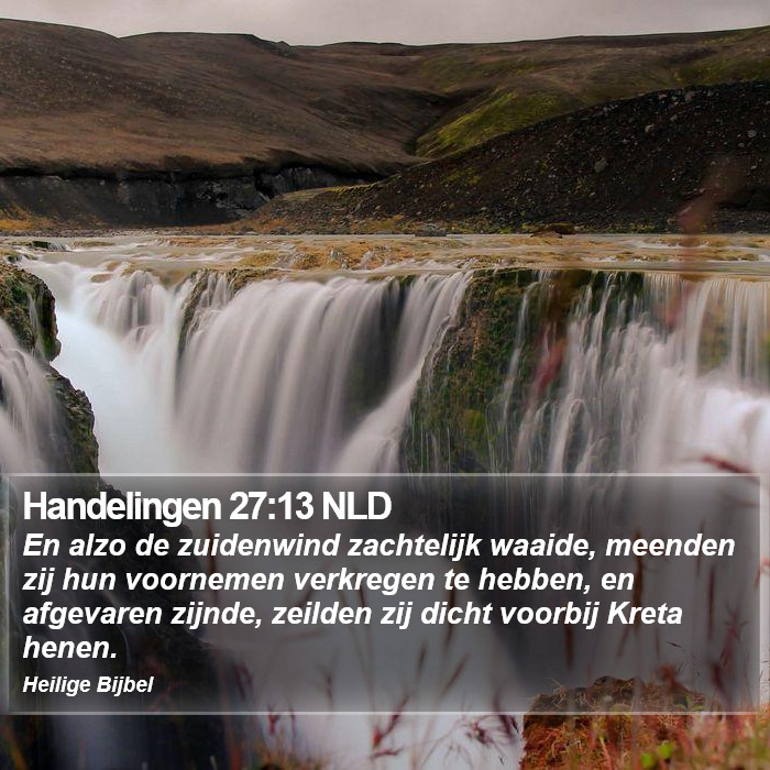 Handelingen 27:13 NLD Bible Study