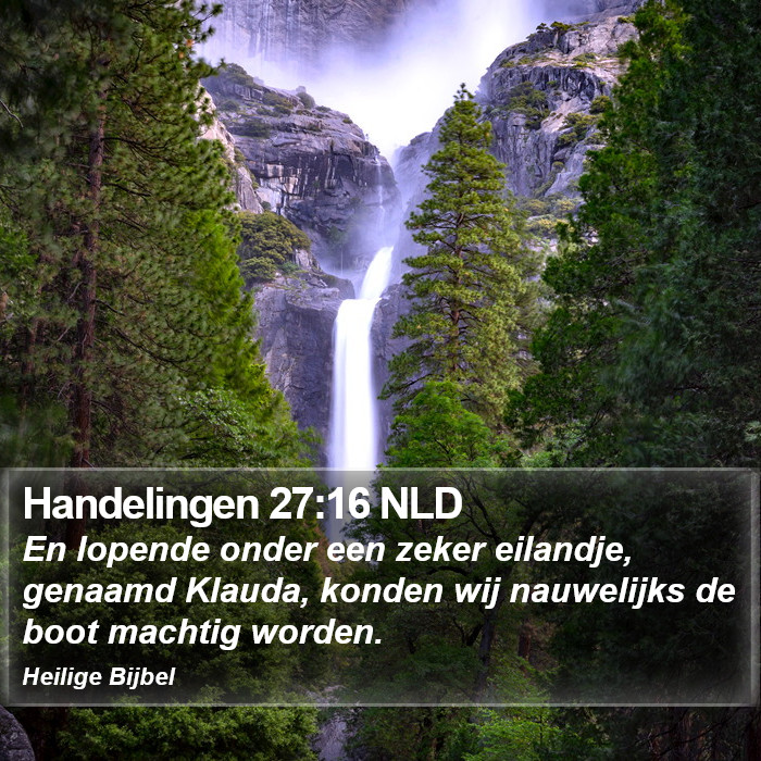 Handelingen 27:16 NLD Bible Study
