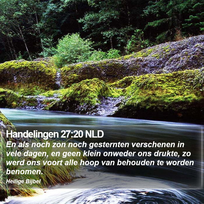 Handelingen 27:20 NLD Bible Study