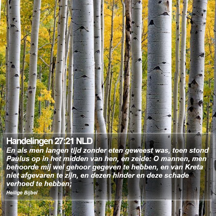 Handelingen 27:21 NLD Bible Study
