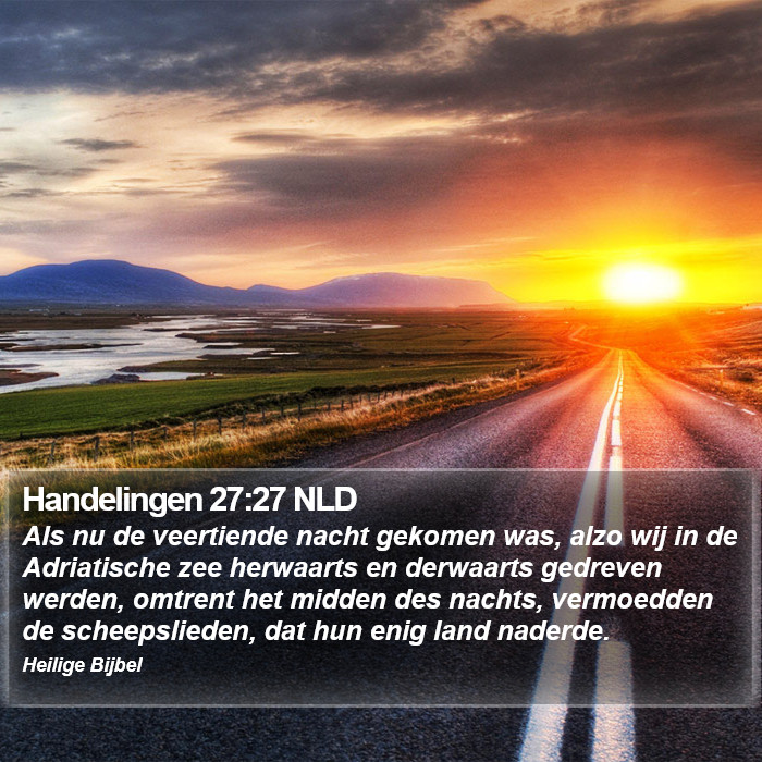 Handelingen 27:27 NLD Bible Study