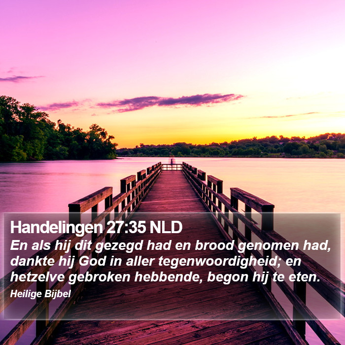 Handelingen 27:35 NLD Bible Study