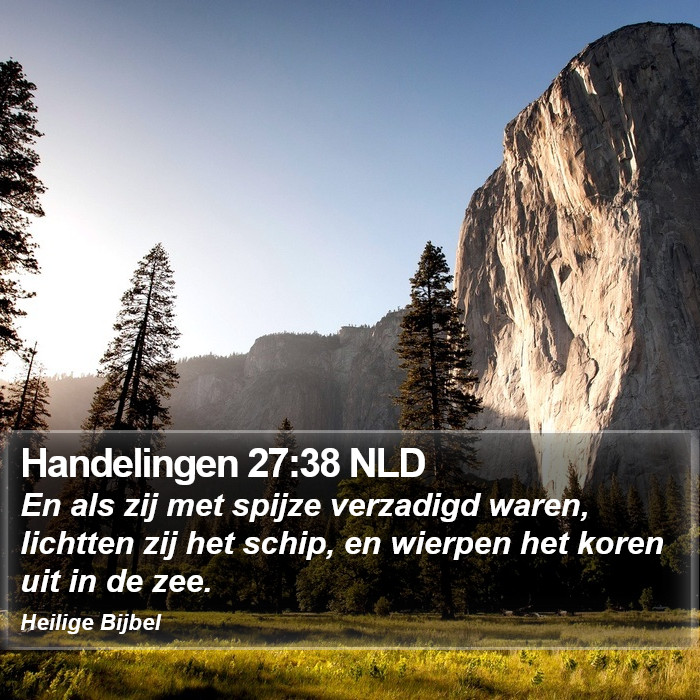 Handelingen 27:38 NLD Bible Study