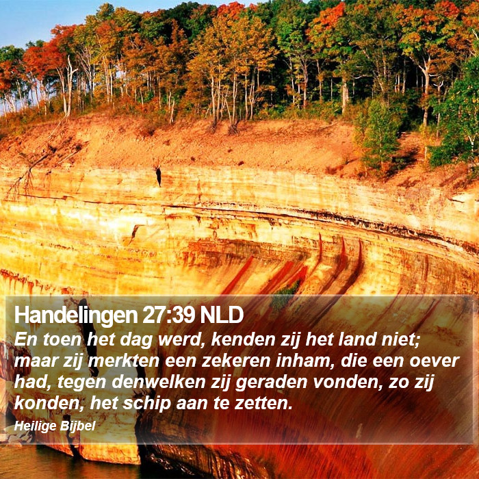 Handelingen 27:39 NLD Bible Study