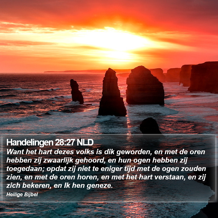 Handelingen 28:27 NLD Bible Study